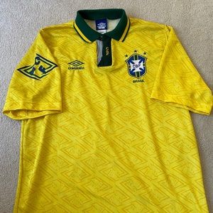 Umbro Brasil CBF Football Jersey size large